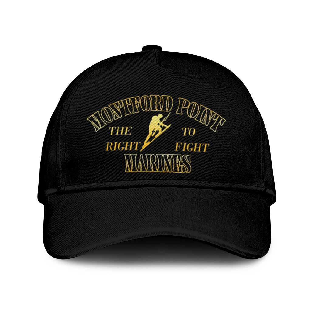Montford Point Marines Classic Cap African American Heroes Black - African Pride