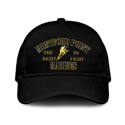 Montford Point Marines Classic Cap African American Heroes Black - African Pride