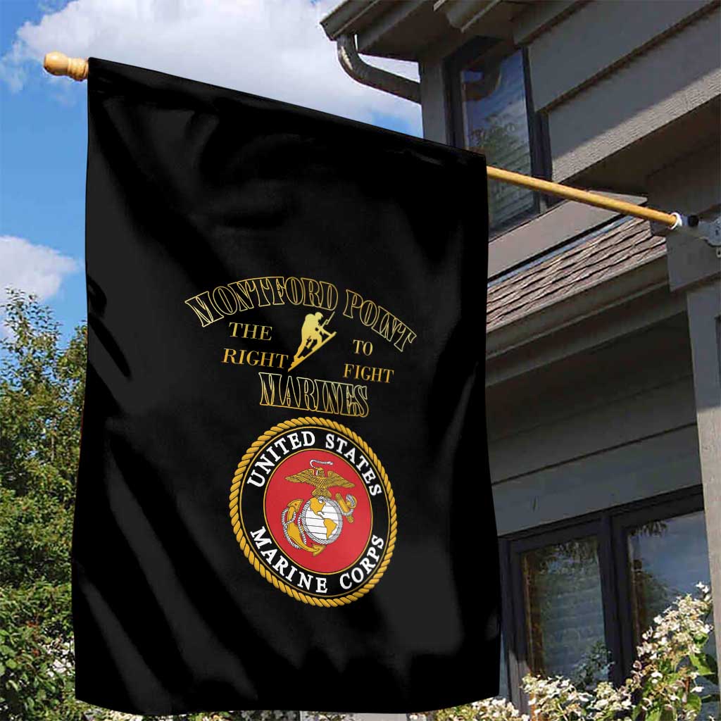 Montford Point Marines Garden Flag African American Heroes Black - African Pride