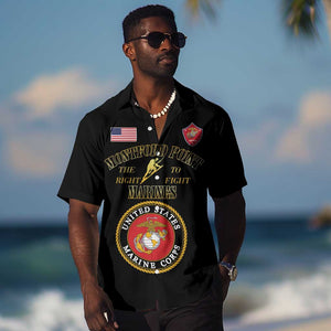 Montford Point Marines Hawaiian Shirt African American Heroes Black - African Pride