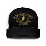 Montford Point Marines Mesh Trucker Cap African American Heroes Black - African Pride