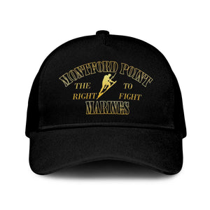 Montford Point Marines Mesh Trucker Cap African American Heroes Black - African Pride