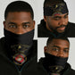 Montford Point Marines Neck Gaiter African American Heroes Black - African Pride