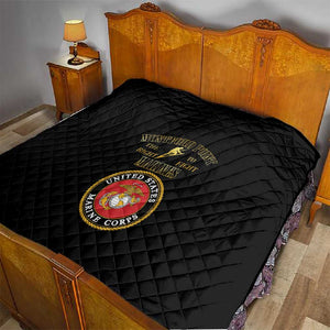 Montford Point Marines Quilt African American Heroes Black - African Pride