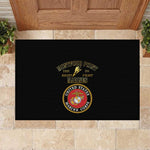 Montford Point Marines Rubber Doormat African American Heroes Black - African Pride