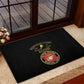 Montford Point Marines Rubber Doormat African American Heroes Black - African Pride