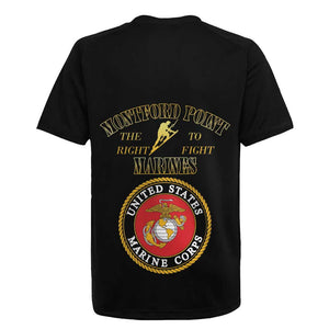 Montford Point Marines Rugby Jersey African American Heroes Black - African Pride