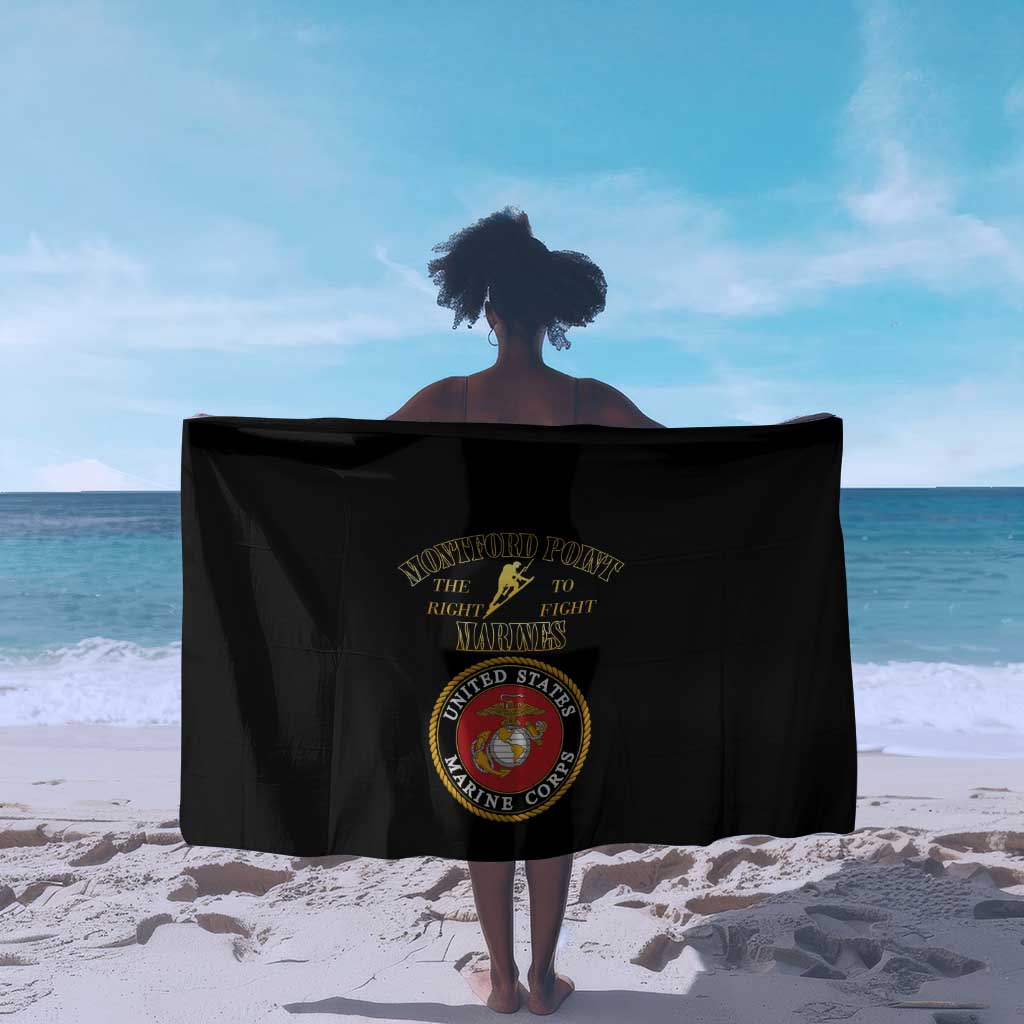 Montford Point Marines Sarong African American Heroes Black - African Pride