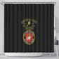 Montford Point Marines Shower Curtain African American Heroes Black - African Pride