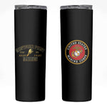 Montford Point Marines Skinny Tumbler African American Heroes Black - African Pride