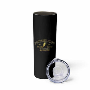Montford Point Marines Skinny Tumbler African American Heroes Black - African Pride