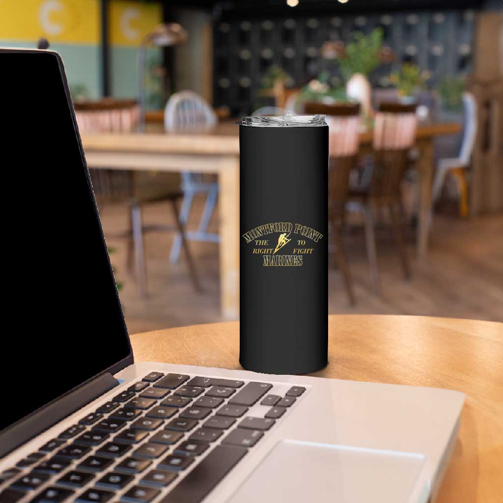 Montford Point Marines Skinny Tumbler African American Heroes Black - African Pride