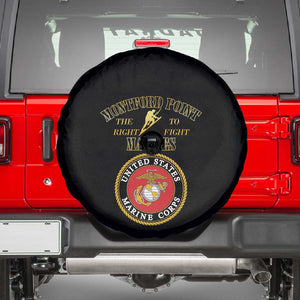Montford Point Marines Spare Tire Cover African American Heroes Black - African Pride