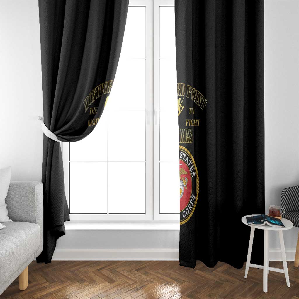 Montford Point Marines Window Curtain African American Heroes Black - African Pride