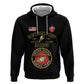 Montford Point Marines Zip Hoodie African American Heroes Black - African Pride