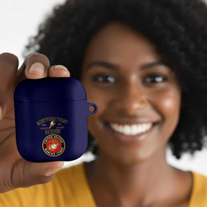 African American Marine Corps Legacy AirPods Case Montford Point Heritage Navy Blue