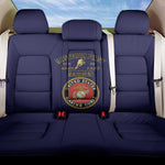 Montford Point Marines Back Car Seat Cover African American Heroes Navy Blue - African Pride