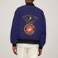 Montford Point Marines Bomber Jacket African American Heroes Navy Blue - African Pride
