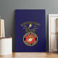 Montford Point Marines Canvas Wall Art African American Heroes Navy Blue - African Pride