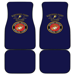 Montford Point Marines Car Mats African American Heroes Navy Blue - African Pride