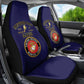 Montford Point Marines Car Seat Cover African American Heroes Navy Blue - African Pride