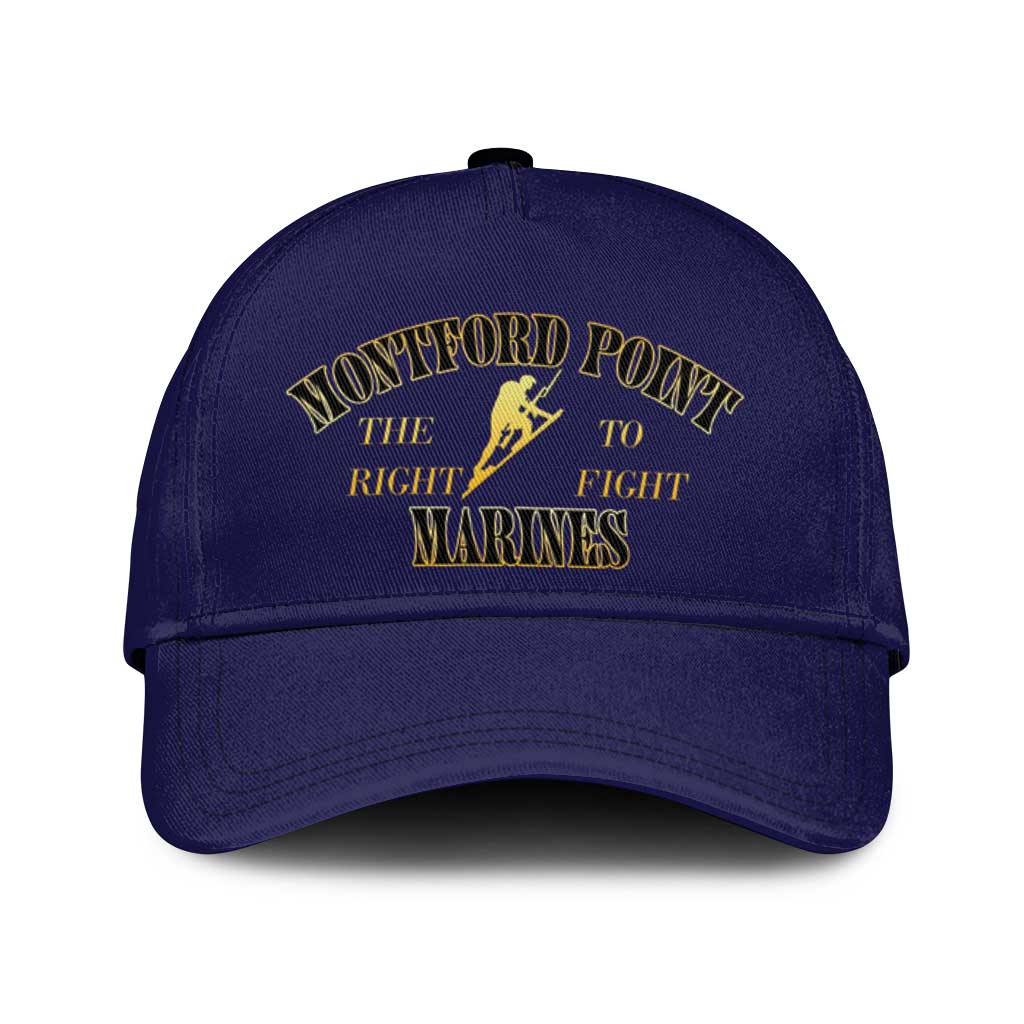 Montford Point Marines Classic Cap African American Heroes Navy Blue - African Pride