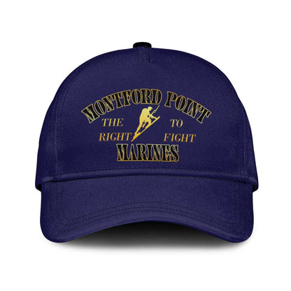 Montford Point Marines Classic Cap African American Heroes Navy Blue - African Pride