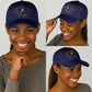 Montford Point Marines Classic Cap African American Heroes Navy Blue - African Pride