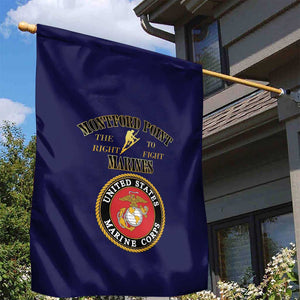 Montford Point Marines Garden Flag African American Heroes Navy Blue - African Pride