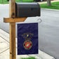 Montford Point Marines Garden Flag African American Heroes Navy Blue - African Pride