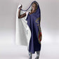 Montford Point Marines Hooded Blanket African American Heroes Navy Blue - African Pride
