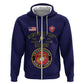 Montford Point Marines Hoodie African American Heroes Navy Blue - African Pride