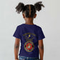 Montford Point Marines Kid T shirt African American Heroes Navy Blue - African Pride