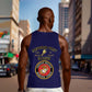 Montford Point Marines Men Tank Top African American Heroes Navy Blue - African Pride