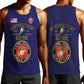 Montford Point Marines Men Tank Top African American Heroes Navy Blue - African Pride