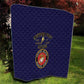 Montford Point Marines Quilt African American Heroes Navy Blue - African Pride