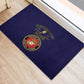 Montford Point Marines Rubber Doormat African American Heroes Navy Blue - African Pride