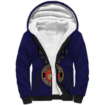 Montford Point Marines Sherpa Hoodie African American Heroes Navy Blue - African Pride