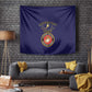 Montford Point Marines Tapestry African American Heroes Navy Blue - African Pride