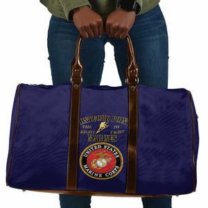 African American Marine Corps Legacy Travel Bag Montford Point Heritage Navy Blue