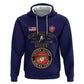 Montford Point Marines Zip Hoodie African American Heroes Navy Blue - African Pride