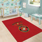 Montford Point Marines Area Rug African American Heroes Red - African Pride