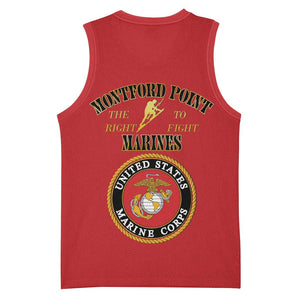 Montford Point Marines Basketball Jersey African American Heroes Red - African Pride