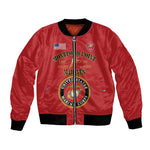 Montford Point Marines Bomber Jacket African American Heroes Red - African Pride