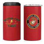 Montford Point Marines 4 in 1 Can Cooler Tumbler African American Heroes Red - African Pride