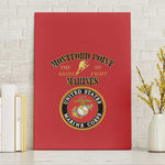 Montford Point Marines Canvas Wall Art African American Heroes Red - African Pride