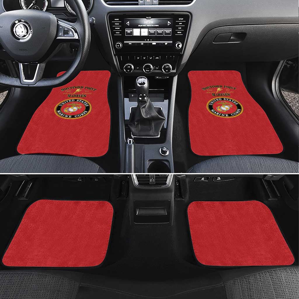 Montford Point Marines Car Mats African American Heroes Red - African Pride