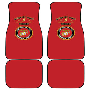 Montford Point Marines Car Mats African American Heroes Red - African Pride
