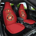 Montford Point Marines Car Seat Cover African American Heroes Red - African Pride
