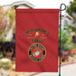 Montford Point Marines Garden Flag African American Heroes Red - African Pride